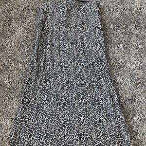 Cheetah midi skirt